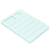 Изображение  Stand for manicure brushes with a palette, white