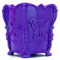 Изображение  Stand glass for brushes, nail files and manicure tools, butterfly No. 5981