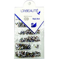 Изображение  Rhinestones for manicure Lilly Beaute different sizes, colored