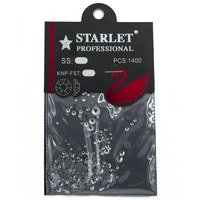 Изображение   Стразы для декора ногтей Starlet Professional разного размера, серебристые 