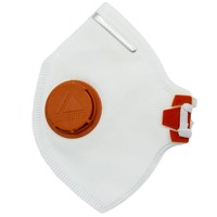 Изображение  Защитная маска для лица СПЕКТР с угольным фильтром 1 шт — Белая