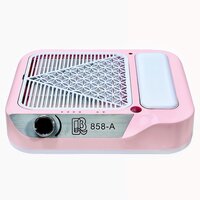 Изображение  Вытяжка для маникюра Nail Dust Collector 858-А 80 Вт, розовая, Вариант: Pink