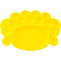 Изображение  Палитра для смешивания цветов 16 секций 19x12 см, желтая