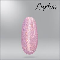 Изображение  Жидкий полигель Luxton Liquid Poly Gel 18 лиловый с блестками и талью, 15 мл, Объем (мл, г): 15, Вариант: 18