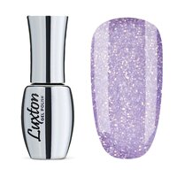Изображение  Жидкий полигель Luxton Liquid Poly Gel 19 фиолетовый с блестками, 10 мл, Объем (мл, г): 10, Вариант: 19