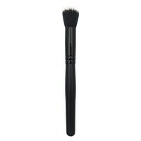 Изображение  Makeup brush with two types of pile - For powder, black and white