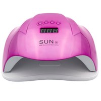 Изображение  Лампа для ногтей и шеллака SUN X UV+LED 54 Вт, Зеркально розовая