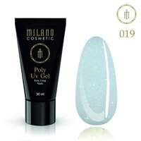Изображение  Акрил гель Milano Shimmer 19, 30 мл, Вариант: 19