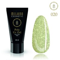 Изображение  Акрил гель Milano Shimmer 20, 30 мл, Вариант: 20