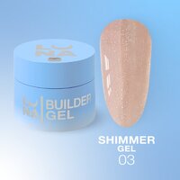 Изображение  Гель для наращивания LUNAMoon Shimmer Gel 03, 30 мл, Объем (мл, г): 30, Вариант: 03