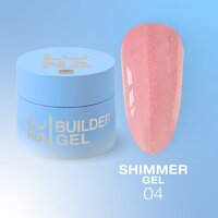 Изображение  Гель для наращивания LUNAMoon Shimmer Gel 04, 15 мл, Объем (мл, г): 15, Вариант: 04