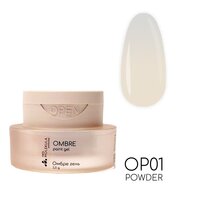 Изображение  Гель-краска Molekula Ombre Paint Gel OP01 Powder пудровый, 2.5 г, Объем (мл, г): 2.5, Вариант: 01