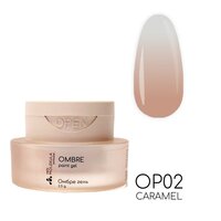 Изображение  Гель-краска Molekula Ombre Paint Gel OP02 Caramel карамельный, 2.5 г, Объем (мл, г): 2.5, Вариант: 02
