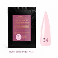 Зображення  Гель строительный Steffani Builder Gel 34, sachet 50 мл, Об'єм (мл, г): 50, Варіант: 34