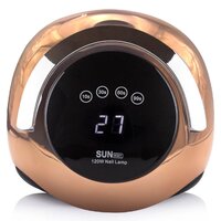 Изображение  Профессиональная BLUEQUE BQ5T Chrom Mirror (зеркальная) UV/LED лампа для ногтей,120 Вт. Золото