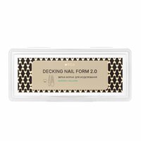 Изображение  Верхние формы для моделирования FOX Decking Nail form 2.0 Балерина, 24 шт