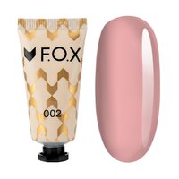 Изображение  Полигель FOX Poly Gel Nano 002 нюд натуральный, 15 мл, Объем (мл, г): 15, Вариант: 002