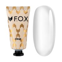 Изображение  Полигель FOX Poly Gel Nano Clear прозрачный, 15 мл, Объем (мл, г): 15, Вариант: clear