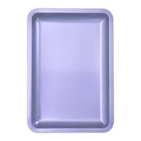 Изображение  Rectangular cosmetic tray metal 12.5x18 cm purple