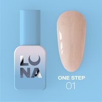 Изображение  Single-phase gel polish for pedicure LUNAMoon One Step 01, 8 ml, Volume (ml, g): 8, Options: 1