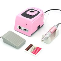 Изображение  Milling cutter for manicure Drill pro ZS 715 65 W 35 000 rpm, Pink, Router color: Pink, Color: Pink