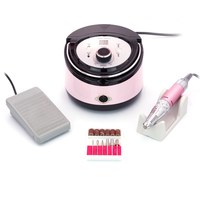 Изображение  Milling cutter for manicure Drill pro ZS 606 65 W 35 000 rpm, Pink, Router color: Pink, Color: Pink
