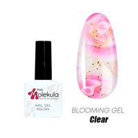 Изображение  Gel polish Nails Molekula Blooming with spreading effect 11 ml, transparent, Color No.: clear