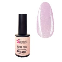 Зображення  База для гель-лаку Nails Molekula Base pearl Royal Pink 12 мл, королівський рожевий