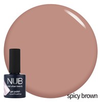 Изображение  NUB Maybe French Spicy Brown Gel Polish 11.8 ml, spicy brown, Color No.: Spicy Brown