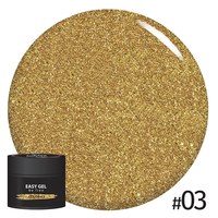 Изображение  Gossamer gel NUB Easy Gel 5 g No. 03, gold