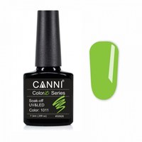 Изображение  Gel polish CANNI Colorit 1011 bright lime, 7.3 ml, Color No.: 1011