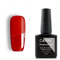 Изображение  Top coat strengthened CANNI without sticky layer 7.3 ml | No wipe Tempered top coat