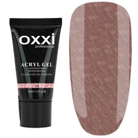 Зображення  Акрил-гель Oxxi Professional Aсryl Gel 30 мл, № 14 ніжний рожевий мікроблиск