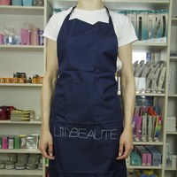 Изображение  Barber's rubberized apron Lilly Beaute Code 8373 dark blue