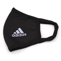 Изображение  Многоразовая тканевая защитная маска Mask Adidas, черная