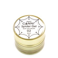 Зображення  Гель-павутинка CANNI 3D Spider gel 8 мл №2, білий, Об'єм (мл, г): 8, Цвет №: 002