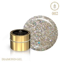 Зображення  Гель із гліттером Діамант Milano Diamond Gel № 02