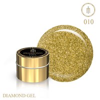 Зображення  Гель із гліттером Діамант Milano Diamond Gel № 10