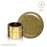 Изображение  Gel with glitter Brilliant Milano Diamond Gel No. 17