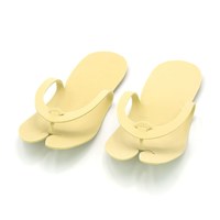 Изображение  Flip flops disposable yellow Code 9355