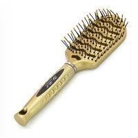 Изображение  Comb for hair styling blowing wide YRE, gold