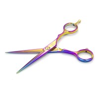 Зображення  Ножиці для стрижки ESTET фіолетовий хамелеон 6.0