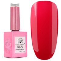 Изображение  Rubber base for gel polish French Global Fashion French Neon No. 12, Color: 12