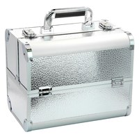 Изображение  Suitcase for a manicurist, make-up artist, silver snow