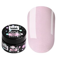 Зображення  Акрил-гель для нігтів Kira Nails Acryl Gel Glitter Pink, 15 г