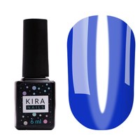 Изображение  Гель-лак Kira Nails Vitrage №V09 (синий, витражный), 6 мл, Цвет лака №: 009