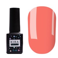 Изображение  Gel Polish Kira Nails No. 044 (bright coral pink, enamel), 6 ml, Color No.: 44