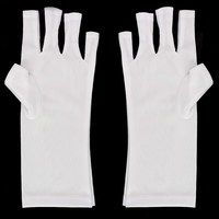 Изображение  Перчатки для защиты рук от УФ-лучей для маникюра