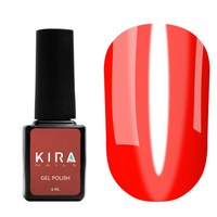 Изображение  Gel Polish Kira Nails Vitrage No. V01 (red, stained glass), 6 ml, Color No.: 1