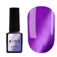 Зображення  Гель-лак Kira Nails Cat Eye №006 (фіолетовий, магнітний), 6 мл, Цвет №: 006